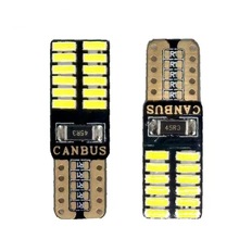 T10 4014 24SMD无极示宽灯汽车LED解码W5W 194 阅读灯牌照灯