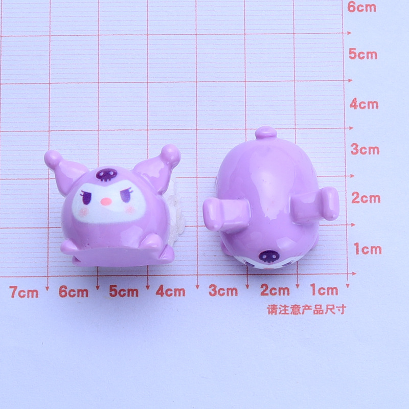 Mentir pequeño animal superficie brillante Nueva joyería de DIY refrigerador etiqueta engomada de la taza de agua accesorios de resina de material de joyería