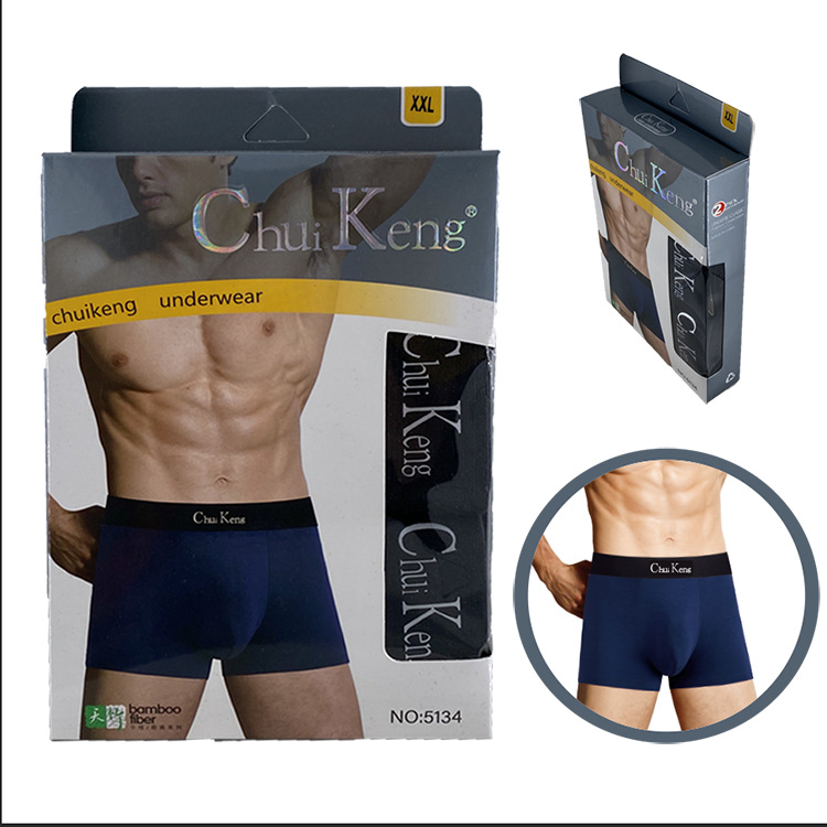 Ropa interior de los hombres 2 pack caja Chuikeng serie circulación al por mayor centro comercial supermercado modal Boxer shorts