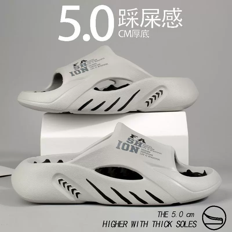 Летняя новая мода спортивные тапочки на открытом воздухе повседневные носки толстые подошвы холодные тапочки пара пляж EVA