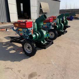 580立方柴油离心泵图片 拖车款柴油6寸离心泵 大面积农田灌溉泵