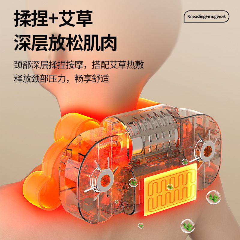 小型家用电动按摩椅全自动折叠躺椅全身多功能垫老人礼物K9热敷|undefined