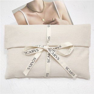Factory Wholesale Custom Logo Personalized Pure Cotton Canvas Envelope Cotton Flip Bag Envelope Style Small Cloth Bag