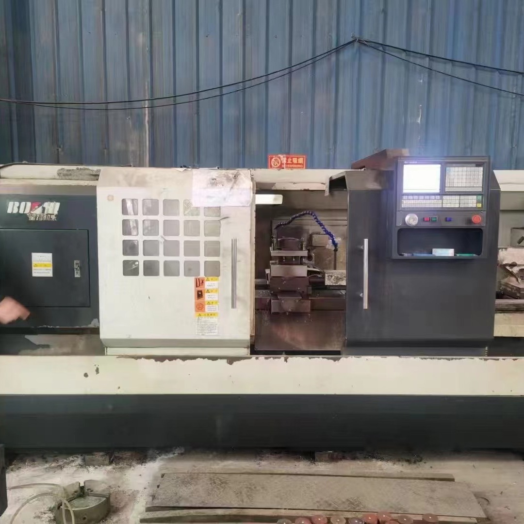 处理二手宝鸡SK50P数控卧式车床回转直径500广数980TDc系统