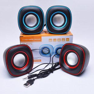 Small qegg D015 speaker USB subwoofer mini portable multimedia desktop laptop small audio