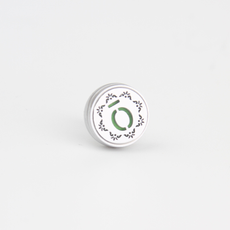 Aromaterapia piedra hebilla fragancia válvula de respiración clip Perfume Aceite Esencial pecho pin hebilla de acero inoxidable logotipo Hong Kong, Macao y Taiwán tiro especial image 9