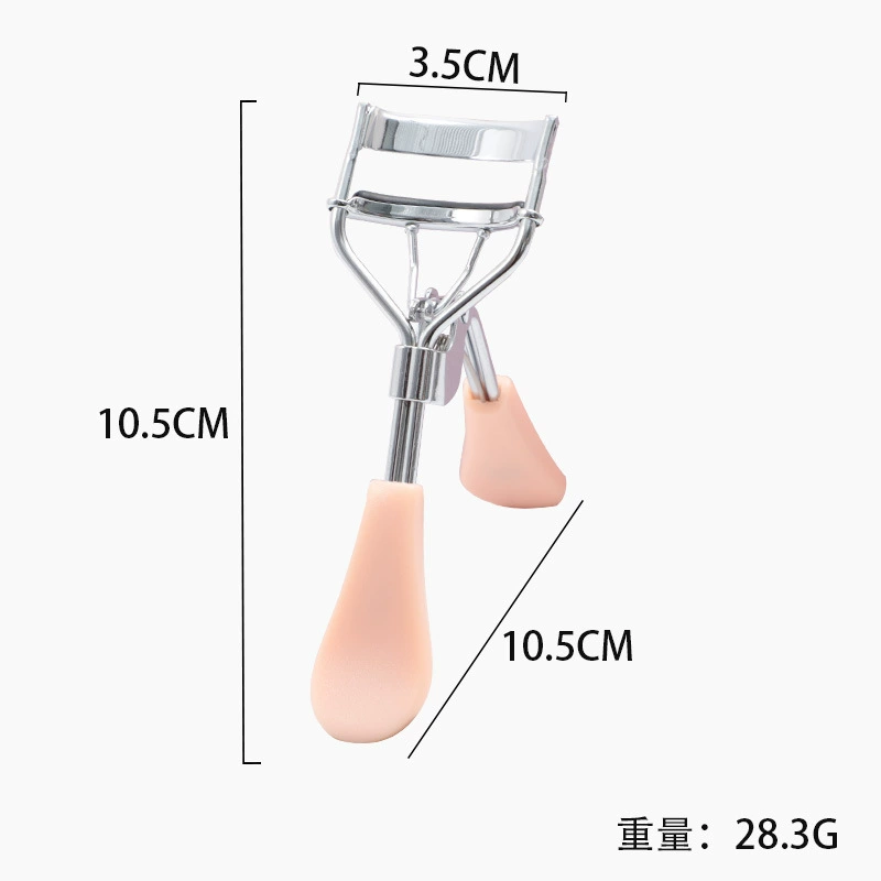 Handheld Eyelash Curler, Plastic Grip, For False Lashes, Compact 5.5 cm