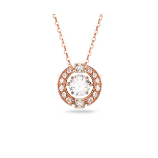 Henan Artificial Cultivated Diamond D Color 18K Gold Enclosing Necklace Factory Directly Supply Girlfriend Confession Wedding Ring Necklace