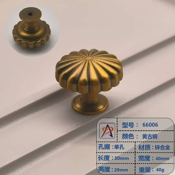 [【咖啡色】-小南瓜拉手-单孔]