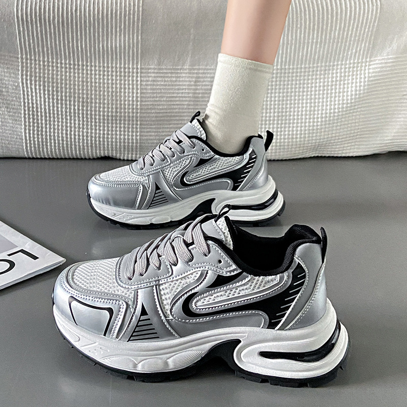 Instagram scarpe coreane per nuovo papà donna 2024 scarpe da corsa sportive per studenti primavera scarpe casual da donna scarpe con suola spessa_voghion.com