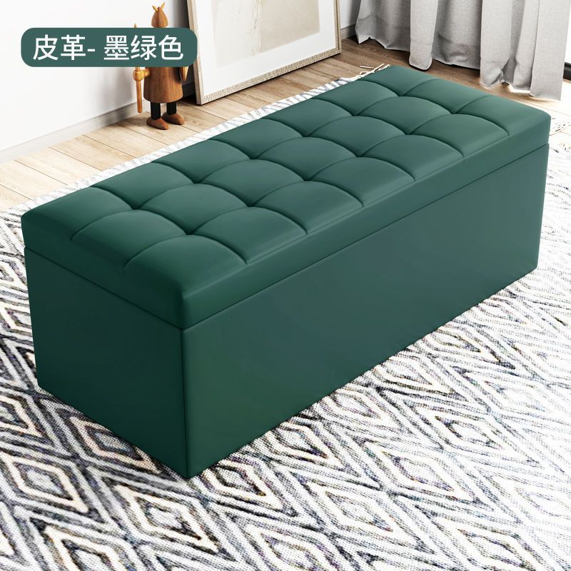 洋服屋の試着室の長いソファーの腰掛けの収納棚の長方形の靴の腰掛けの家の入り口は大人に座ることができます。|undefined