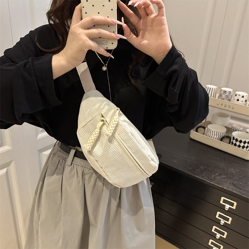 Hermoso bolso de cintura de moda versátil 2026 verano versátil nuevo bolso de hombro de mujer viaje diario bolso de mochila ligero