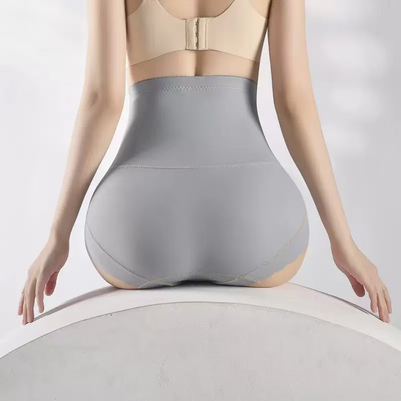 Pantalones de vientre de cintura alta bordados tridimensionales exquisitos de alto lujo, sin costuras, transpirables, ropa interior de mujer de gran tamaño, pantalones de cuerpo de cintura moldeados