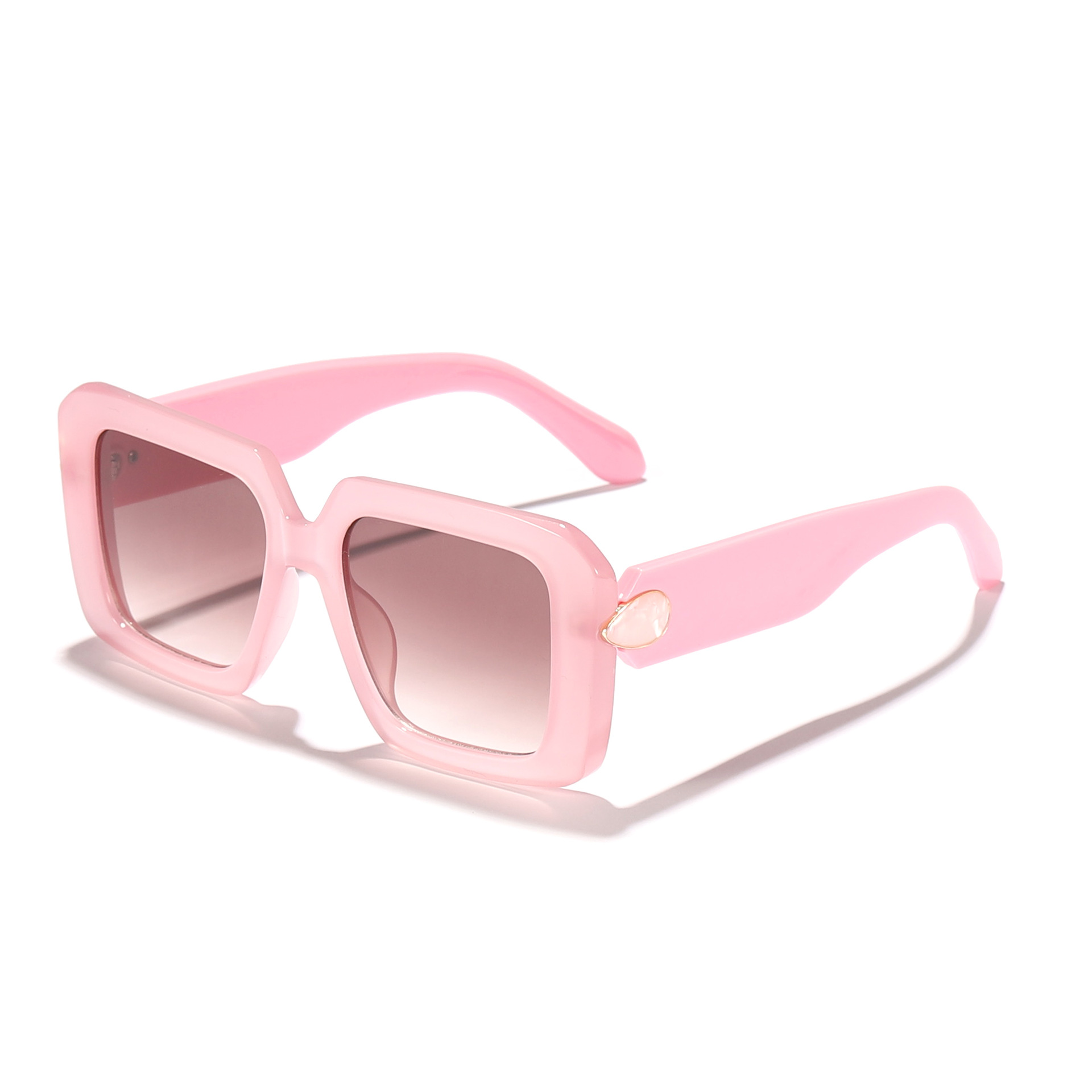Nuevas gafas de sol anti-ultravioleta transfronterizas de estilo retro con marco callejero para hombres y mujeres, gafas de sol de pasarela de moda de lujo ligero europeo y americano