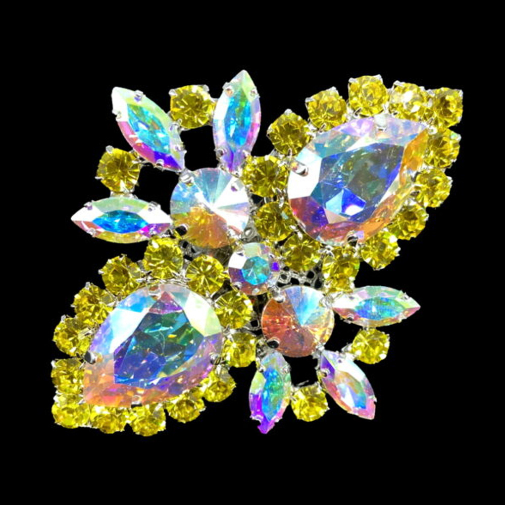 Nuevo collar de lujo transfronterizo europeo y americano exagerado rhinestone borla anillo traje reina joyería conjunto