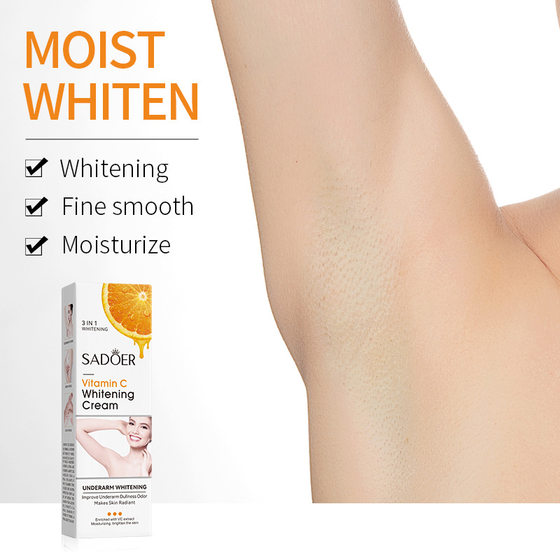 English SADOER vitamin C armpit whitening cream moisturizing hydrating delicate and beautiful cross-border foreign trade Wholesale