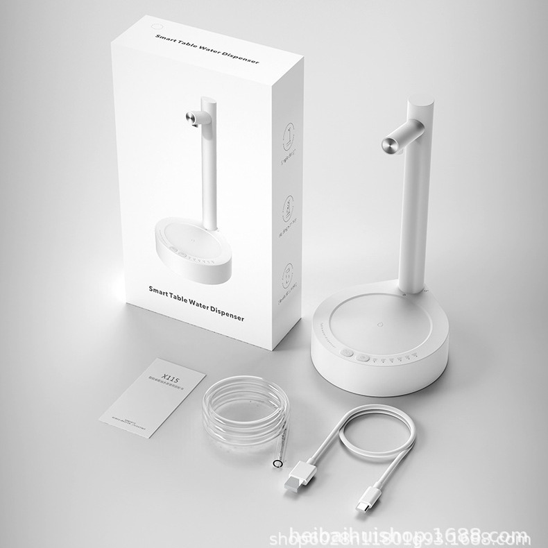 Bomba eléctrica portátil de agua de salida cuantitativa alimentadora automática de agua de barril inteligente inalámbrica doméstica transfronteriza