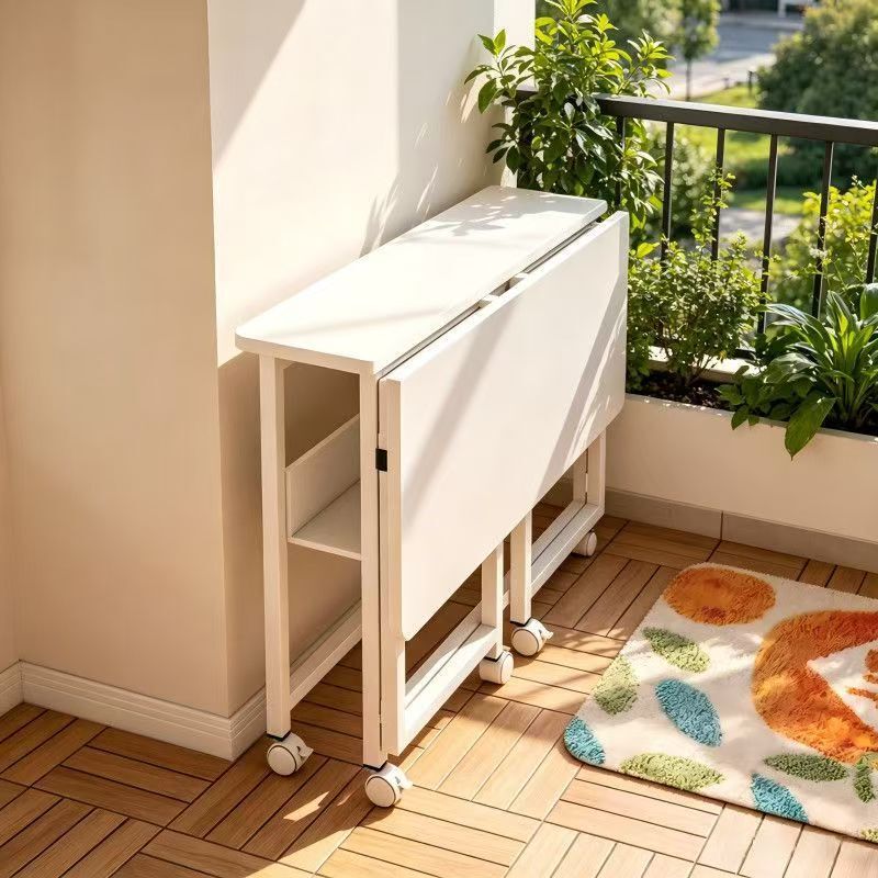 Folding table, mobile, for home use, office, computer desk, bedside table for bedroom, simple study and work desk Folding table, mobile, for home use, office, computer desk, bedside table for bedroom, simple study and work desk