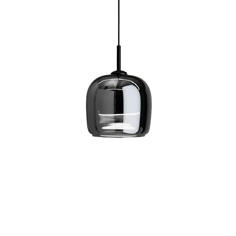Modern and minimalistic creative ceiling lamp for bed, lights for living room, glass lantern, high-quality style, light luxury style