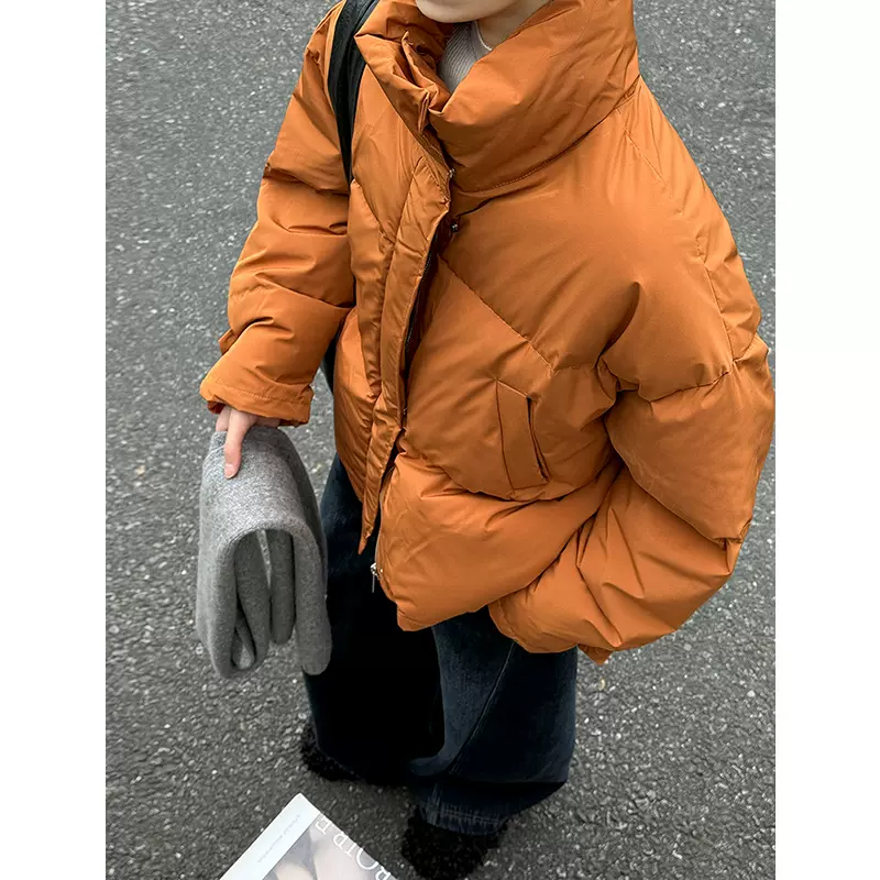 橘芷冬季新款加厚短款面包服宽松韩版小个子外套女冬季面包服9988