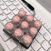 Nine-key black transparent shell-silicone transparent cat claw