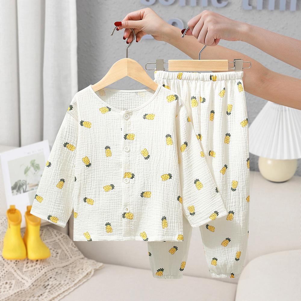 Little pineapple round neck