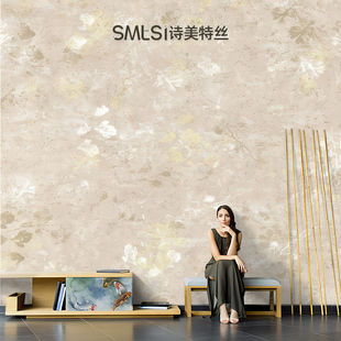 French-Style Light Luxury Wall Fabric with a High-End Feel, 2025 New Wallpaper, European and American Style Sofa Tv Background Wallpaper, Seamless for the Entire House