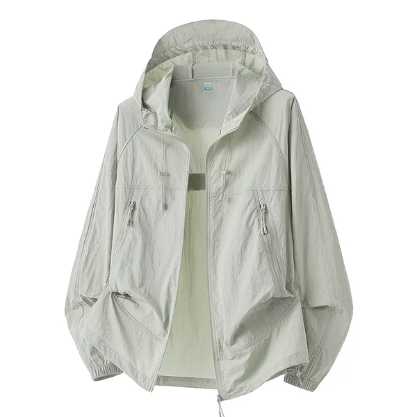 UPF50+ outdoor sun protection clothing for men and women, UV protection, couple's style, thin ice-feel jacket, men's sun protection