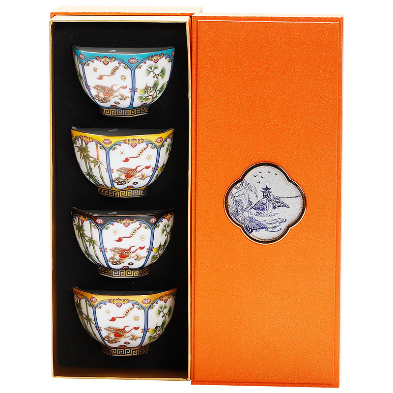 Ceramic tea cup, tea set for home use, Birthday gift