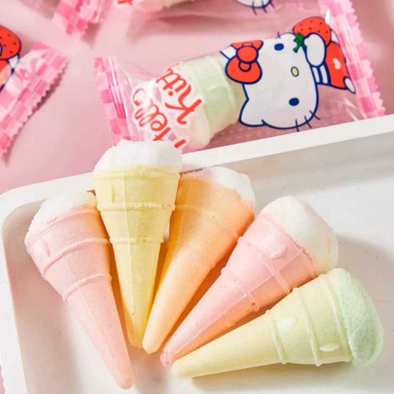 Баилиця Hello Kitty, hello kitty, хлопок клубника, 180G