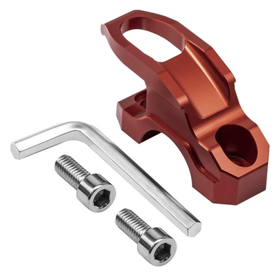 Uy Modified Aluminum Alloy – Motorcycle Handle Cover - mirror-code-hook-red
