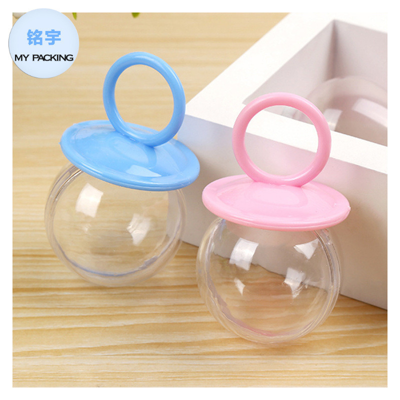 奶嘴灯泡塑料盒瓶 费雷罗巧克力盒拍摄道具食玩装饰 糖果塑料盒