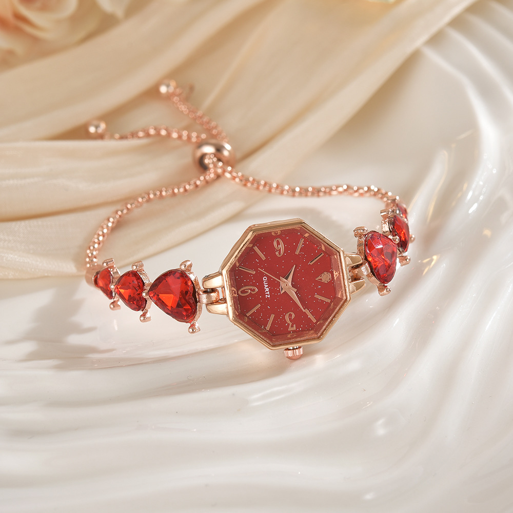 Nuevos productos de comercio exterior, relojes de mujer, relojes de pulsera, Douyin Live, lujo ligero, temperamento de moda, hada pequeña, reloj de cuarzo extraíble, mujer