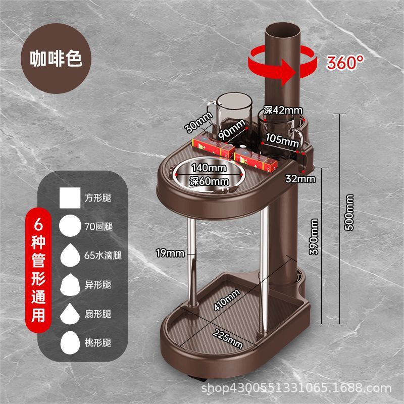 麻将桌边茶几茶水架配件大全麻将机专用烟灰缸棋牌室小茶几置物架|undefined