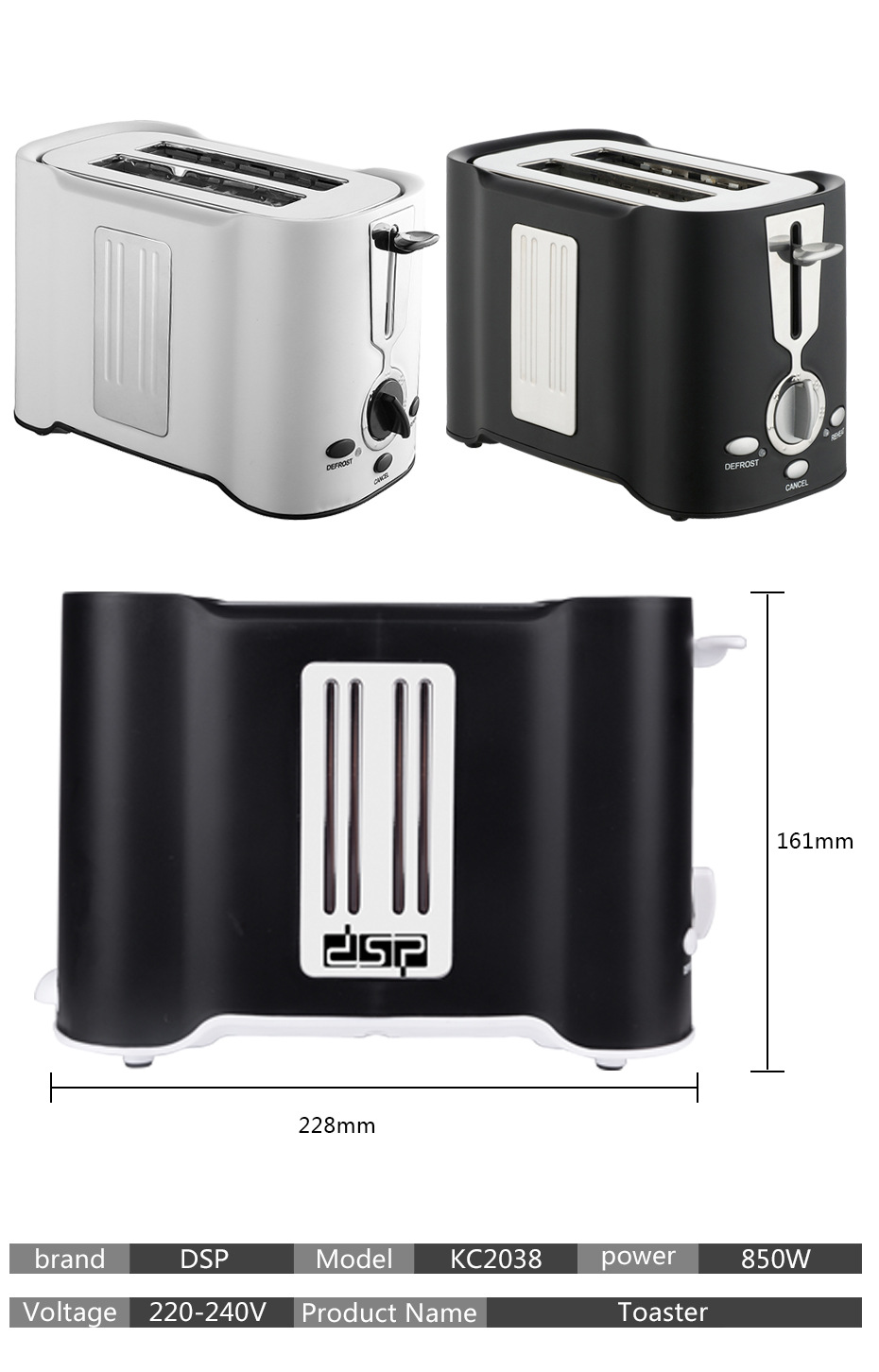 DSP Dansong Sandwich Breakfast Machine Household Small Bread Machine toaster toast slice heating mini spit driver_voghion.com