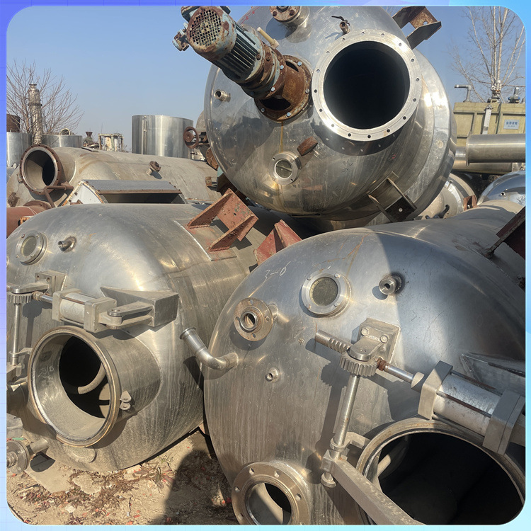 二手直筒提取罐 食品化工实验电加热提取罐 304不锈钢静态提取罐