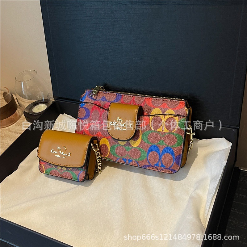 C家coa钱包中长款女款斜挎包时尚跨境单肩包迷你mini零钱夹口红包|undefined