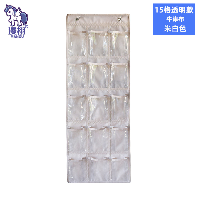 36-rejilla de joyería transparente bolsa colgante bolsa de almacenamiento bolsa colgante teléfono móvil bolsa colgante detrás de la puerta armario colgante de pared bolsa de organización de la tarjeta de los niños