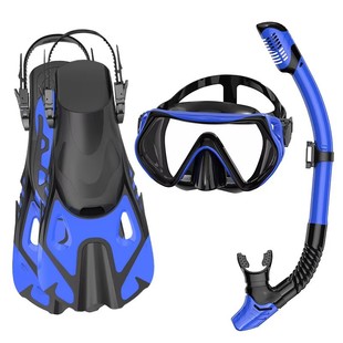 Cross-Border New Snorkeling Sambo Free Diving Fins Adult Outdoor Diving Fins Training Equipment Diving Mask Set