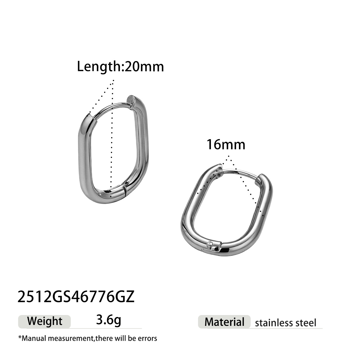 TENA Europa y los Estados Unidos lujo ligero de alto nivel de sensación de acero inoxidable pernos de orejas de diseño universal nicho de acero de titanio pernos de orejas de anillo de venta caliente transfronteriza