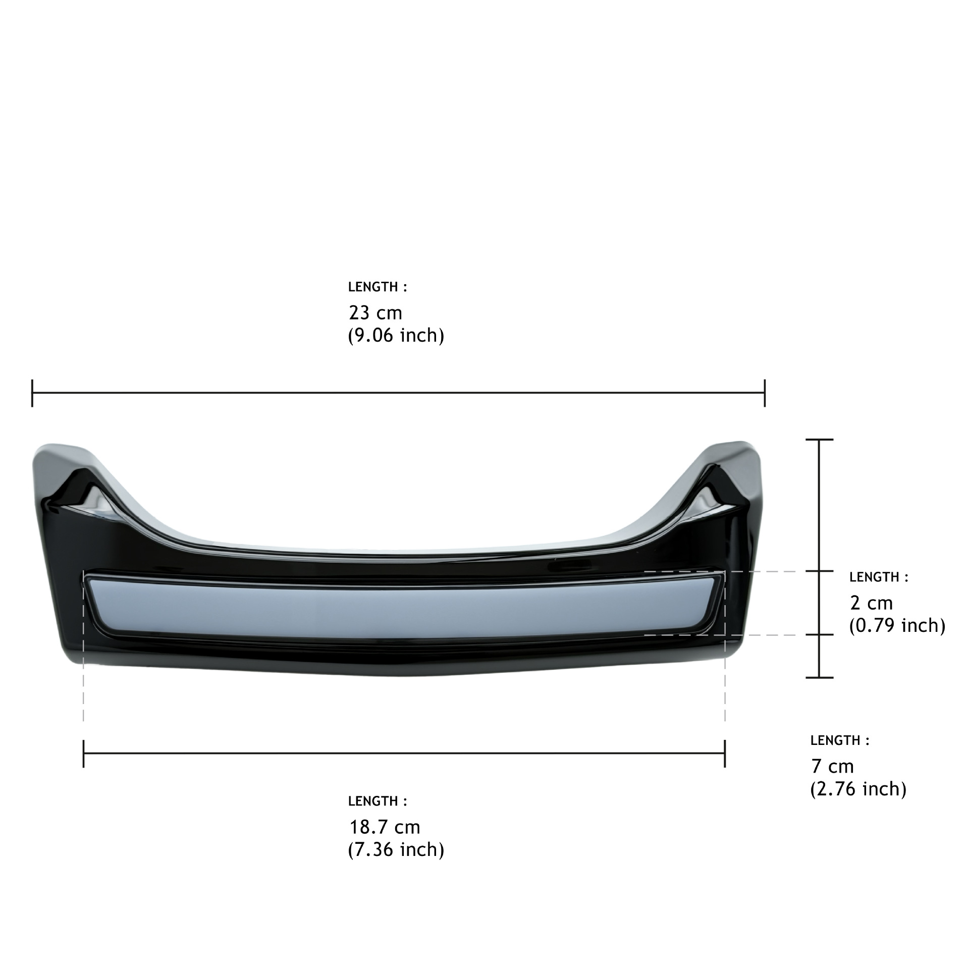 Harley-Davidson Street Glide 23.5-26 Headlight Trim, Turn Signal Light, and Decorative Panel Modification