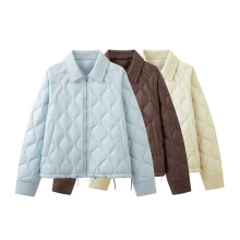 2025秋冬季新款时尚宽松显瘦短款长袖轻薄羽绒服外套女A1ACF4126