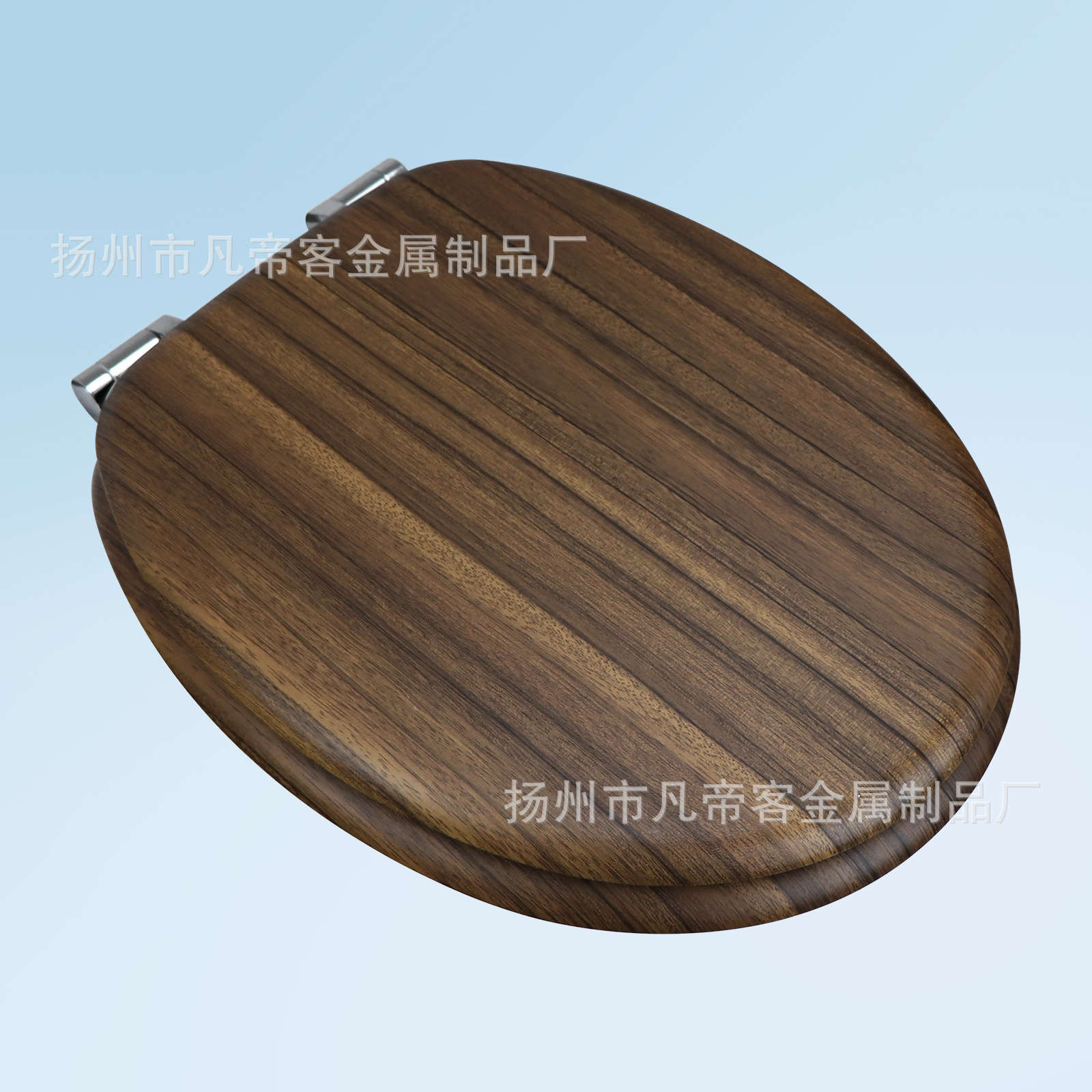 Fábrica directa placa de densidad de madera MDF cubierta de inodoro pvc placa impresa patrón de madera caída lenta