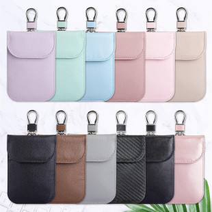 Car key signal shielding bag anti-theft key bag RFID electromagnetic shielding key bag anti-credit card degaussing