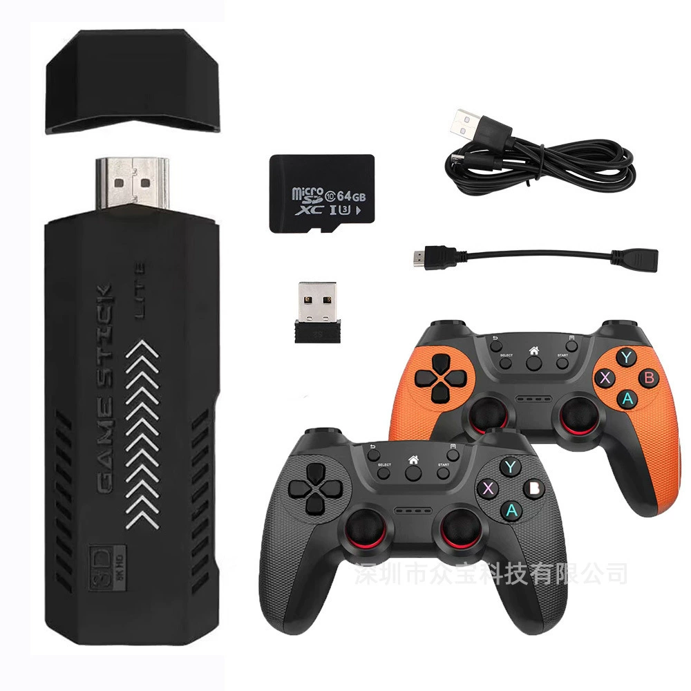 Беспроводная ретро-игровая консоль, (переходная торговля), 4G, 3D