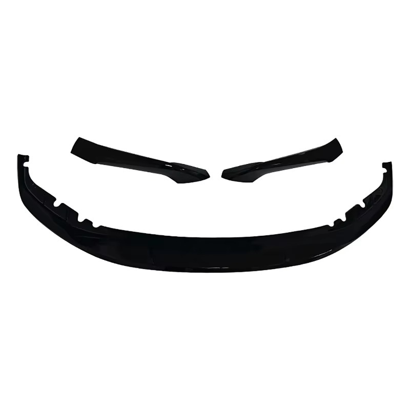 Bmw G30 Front Bumper Spoiler 5 Series Glossy Black Carbon Fiber Pattern Wind Blade Modified Front Splitter for 17-23 Models G30/G31
