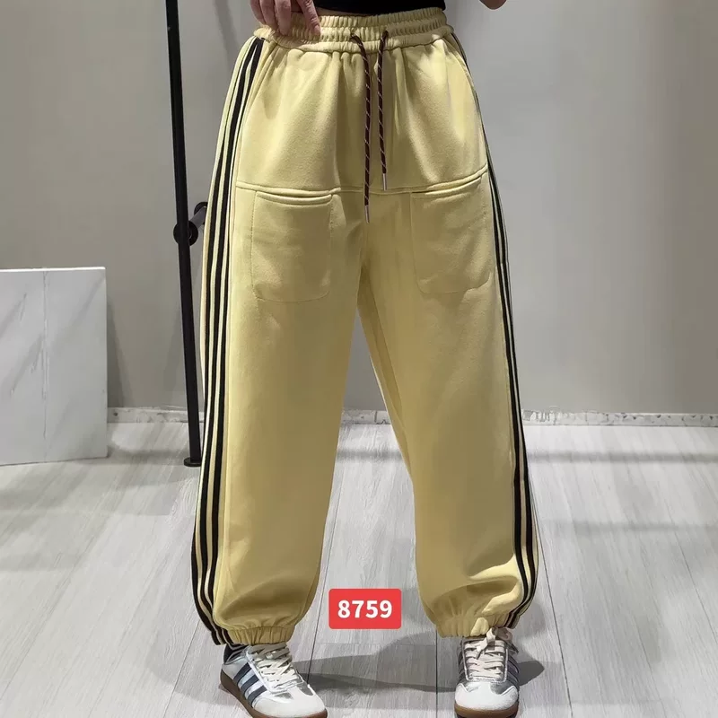 Spring fashionable trousers, Korean style, elastic waist