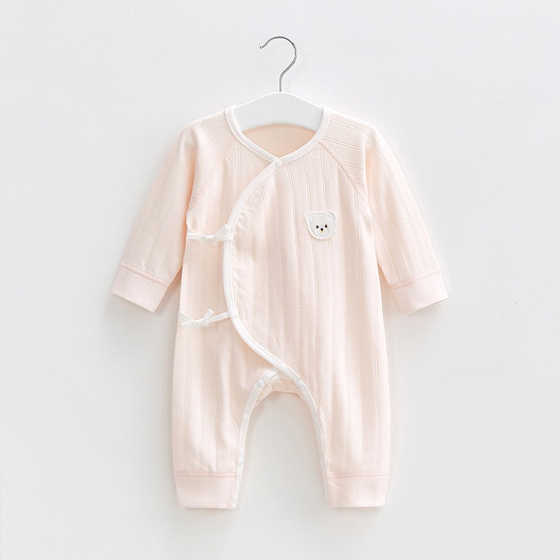 Ropa de bebé recién nacido para primavera, otoño y verano, de algodón puro, estilo monge, conjunto de otoño, pelele para recién nacido, traje para gatear, mono unisex para bebé