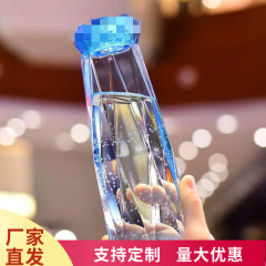爆発的なネットレッドinsカップ水晶ダイヤモンドカップのカラフルなグラスの創造的なダイヤモンドカップのギフトカップの広告カップ