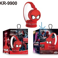 KR9900ヘッドセットbluetoothヘッドセットワイヤレス外国貿易漫画折り畳みステレオ重低音ヘッドセット工場直販